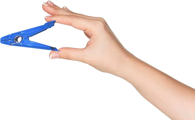 Rehabilitation Advantage Resistive Pinch Pin Hand Exercisers (Set of 7), Blue