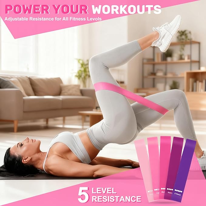 Pilates Ring Set for Women – Home Pilates Equipment Kit with 12.5" Pilates Ring,Mini Ball,5 Resistance Bands, Sliders & Grip Socks – Complete Starter Set for Toning,Strength & Flexibility