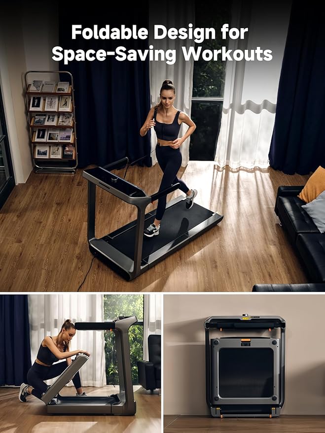 WALKINGPAD X Series Folding Treadmills for Home, Smart Vertical Fold, LED Display, No Assembly