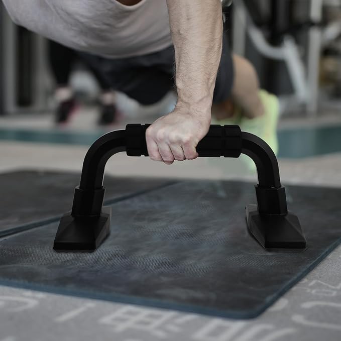 Artibetter Push-up Bars Home Push-up Stands H-shaped Push-up Brackets Small Fitness Equipment for Chest and Arm Strength Training