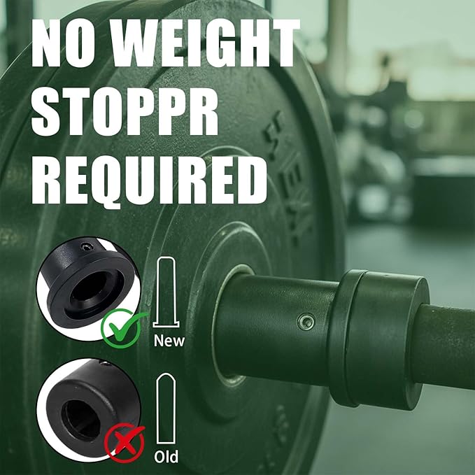 Olympic Adapter Sleeve (2 PCS), Contains 2 Spring Barbell Rings, Olympic Weight Plate Posts, Suitable for 8 ich and 11 inch Standard Barbell