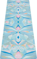 YOGA DESIGN LAB | The Combo Yoga Mat | 2-in-1 Mat+Towel | Eco Luxury | Ideal for Hot Yoga, Power, Bikram, Ashtanga, Sweat | Studio Quality | Includes Carrying Strap!