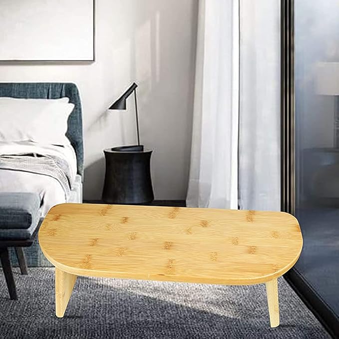Foldable Meditation Bench, Bamboo, Stable Prayer Bench with Carrying Bag, Prayer Stool Yoga Stool Kneeling Meditation Bench for Deeper and Longer Meditation