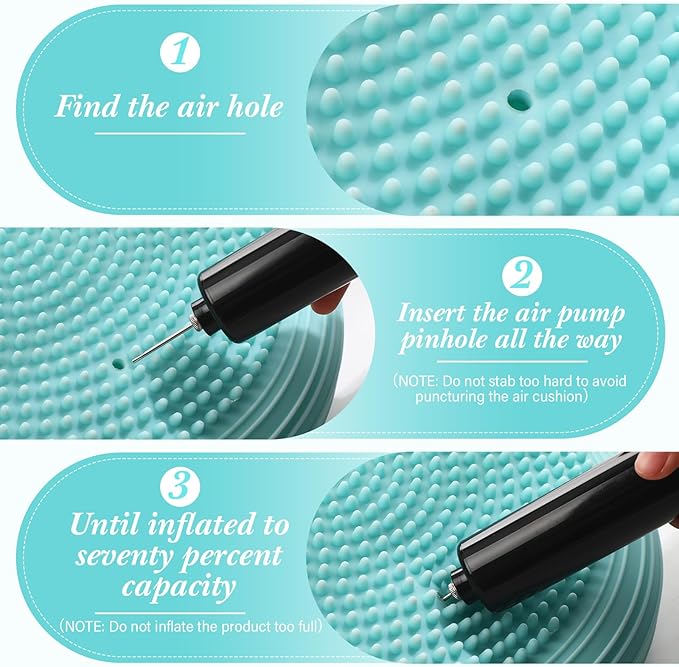 Libima Wobble Cushion Wiggle Seat for Sensory Kids, Flexible Seating for Classroom Elementary Balance Board for Office School Home