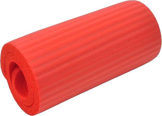 Fitvids All Purpose 1/2-Inch Extra Thick High Density Anti-Tear Exercise Yoga Mat and Knee Pad with Carrying Strap, Multiple Colors