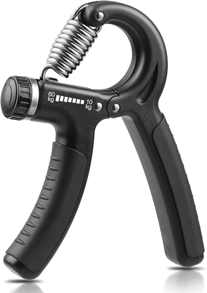 NIYIKOW Grip Strength Trainer, Hand Grip Strengthener, Grip Strengthener, Adjustable Resistance, Forearm Strengthener, Perfect for Musicians Athletes