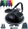 2026 First Ever Calorie Counting Ab Roller High-Performance Abdominal Exercise Machine with Automatic Rebound, Multi-layered Anti-Slip Design & Versatile Exercise Bands
