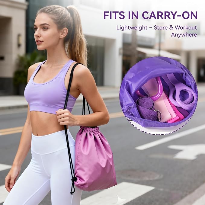 Pilates Kit for Women,15 Inch Magic Circle, 6 Multi-Level Resistance Bands,Yoga Ball Socks, Back Neck Stretcher ,14-Piece Full Body Toning Pilates Equipment for Beginners, 15 Min Daily Routine