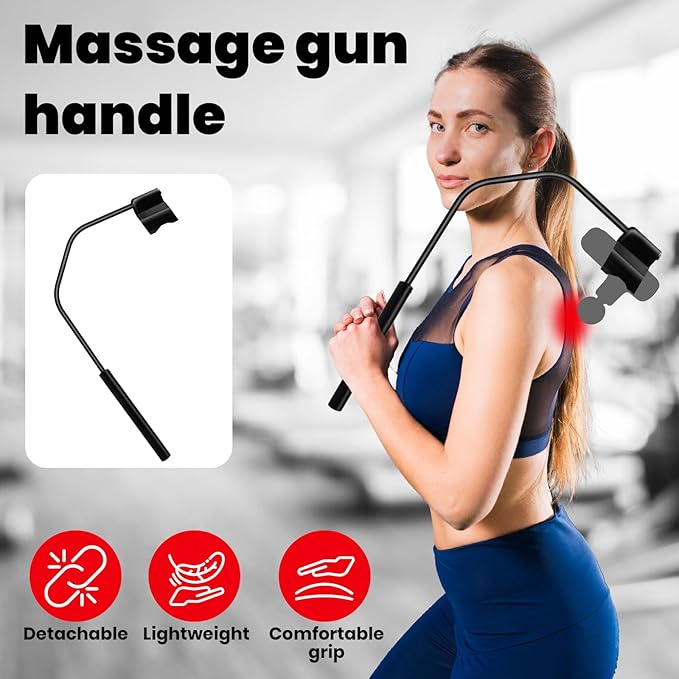 Massage Gun Holder for Back, Compatible with Most Super Mini Massage Guns, for Hard to Reach Areas (Works with Cute X1)