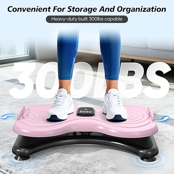 2025 New Waist Twister Machine Exercise,Waist Twister Fitness Tool with LCD Display& Resistance Bands for Core Exercise,300LB Home Gym Equipment for Slim Waist & Belly Fat