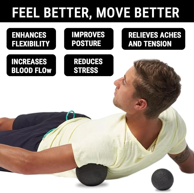 EPP Yoga Foam Release Ball, Deep Tissue Massage Ball, Muscle Trigger Point Tool Myofascial Release Balls for Stress Relief and Recovery (10CM Single Ball)