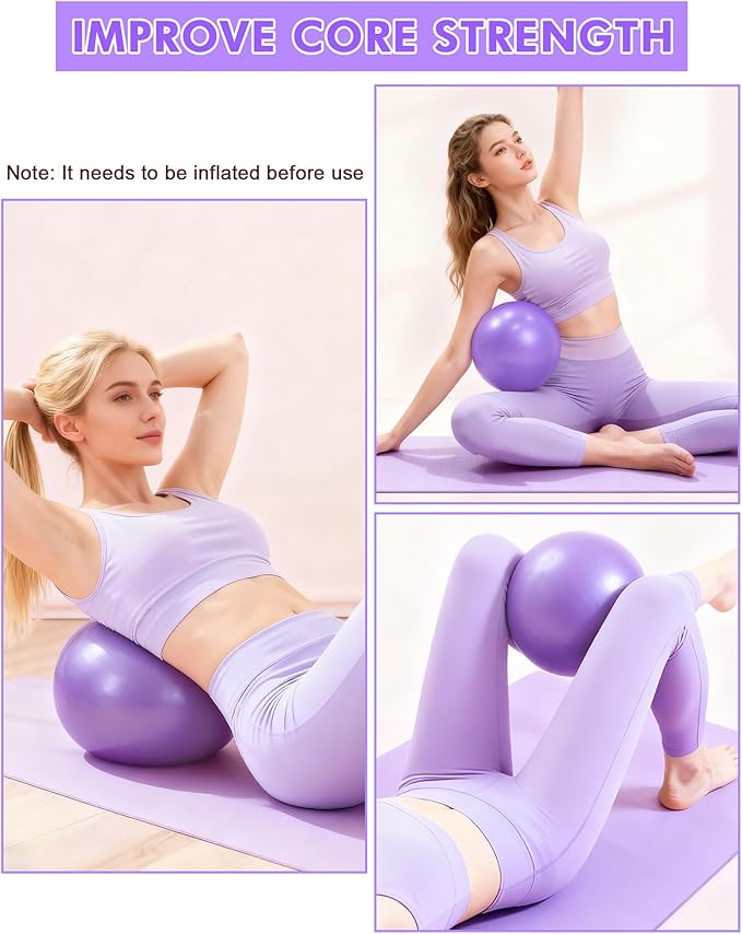 13/15Pcs Pilates Kit for Women, Pilates Equipment for Home Workouts with Magic Circle, Ball, Resistance Bands, Pilates Starter Set for Strength, Toning and Flexibility