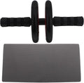 BESTonZON Red Silent Ab Roller Wheel for Core Workout, General Fitness Equipment for Abdominal Muscle Training, Indoor and Outdoor Exercise Wheel for Men and Women