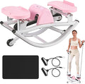Gannyfer Rock Stepper with Digital Display, Side to Side Lateral Stepper Machine with Resistance Bands for Home Workout, Low-Impact Fitness Equipment for Legs, Glutes & Core