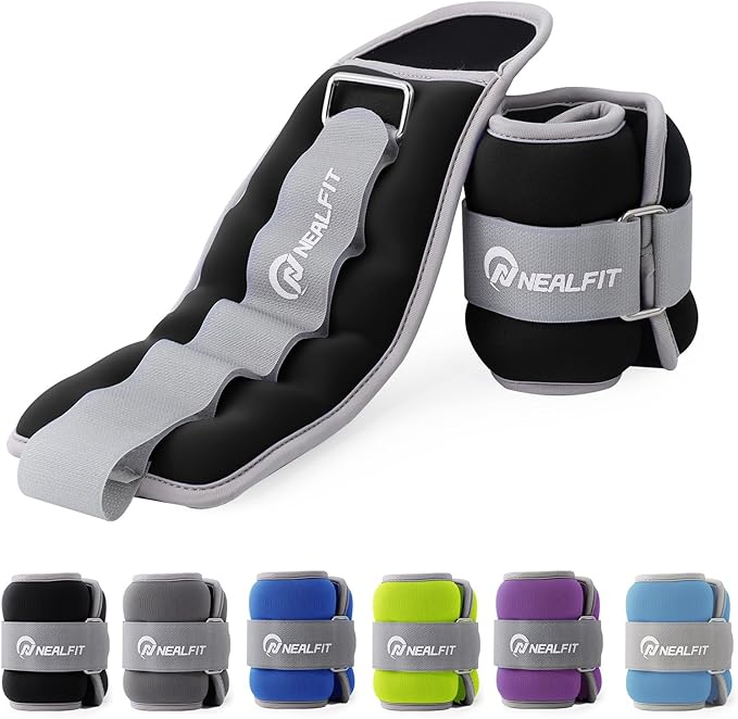 Ankle Weights for Men Women Kids, Leg Arm Wrist Weights with Adjustable Strap for Running, Gymnastics, Aerobics,Gym, Fitness
