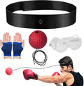 Boxing Reflex Ball Headband Set,Boxing Reflex Balls with Adjustable Headband,for Beginner Proficiency Improvement,Great Boxing Equipment