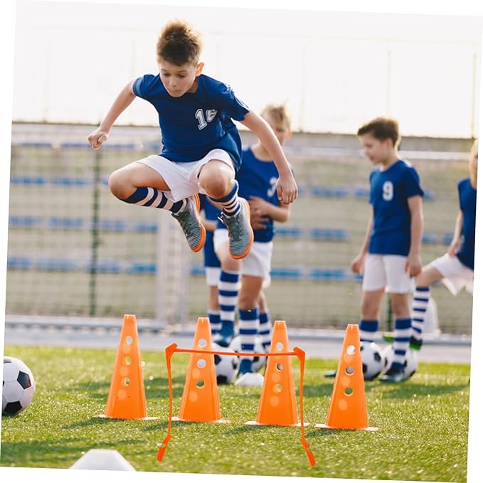 HANABASS Adjustable Soccer Training Hurdles Versatile Agility Equipment for Football Baseball Durable Design for Athletes to Enhance Speed and Footwork