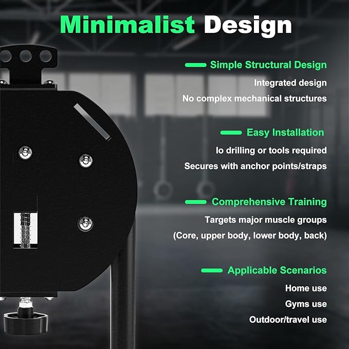 Suspension Endless Rope Pulley System,330 lbs Weight Capacity，Endless Rope Trainer,Adjustable Resistance Trainer Machine,for Interval Resistance Training