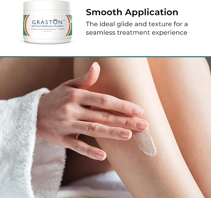 Graston Technique Arnica Soft Tissue Emollient Massage Lotion - 4oz Jar Pro-Grade Therapy Massage Cream for IASTM, Arnica Cream, Relief and Recovery, 6-Pack