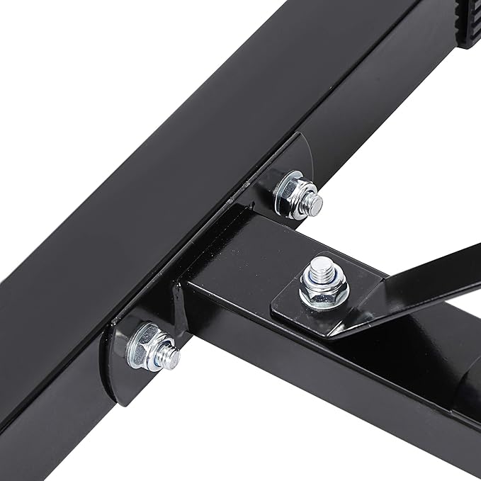 ANT MARCH Pair of Adjustable Height 45"-70" Professional Portable Dumbbell Racks Sturdy Steel Squat Rack Barbell Free Bench Press Stands Home Gym Load 660Lbs Dipping Station …