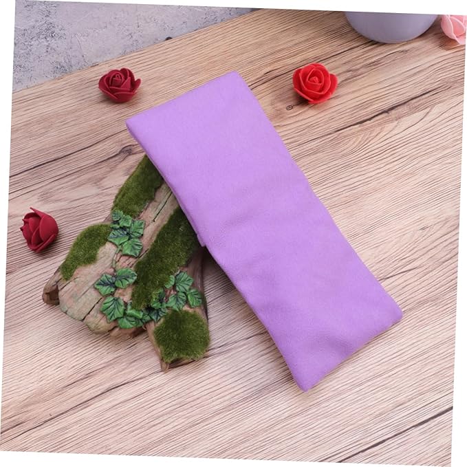 POPETPOP Relaxation Eye Pillow for Yoga Silk Pillow Eye Mask for Women Men Sleep