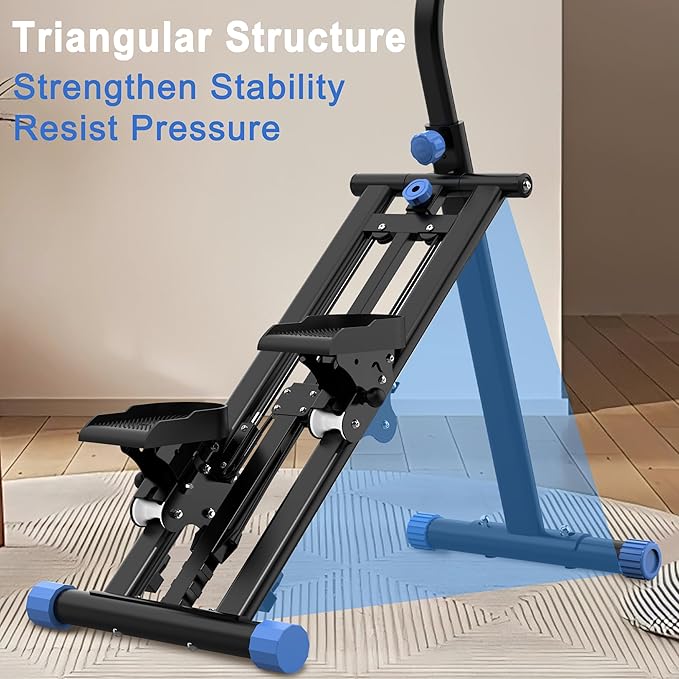 Stair Stepper for Home-Upgrade Vertical Climber Workout Machine for Full-Body Exercise Climber Fitness Equipment with Stable Frame Adjustable Handlebar