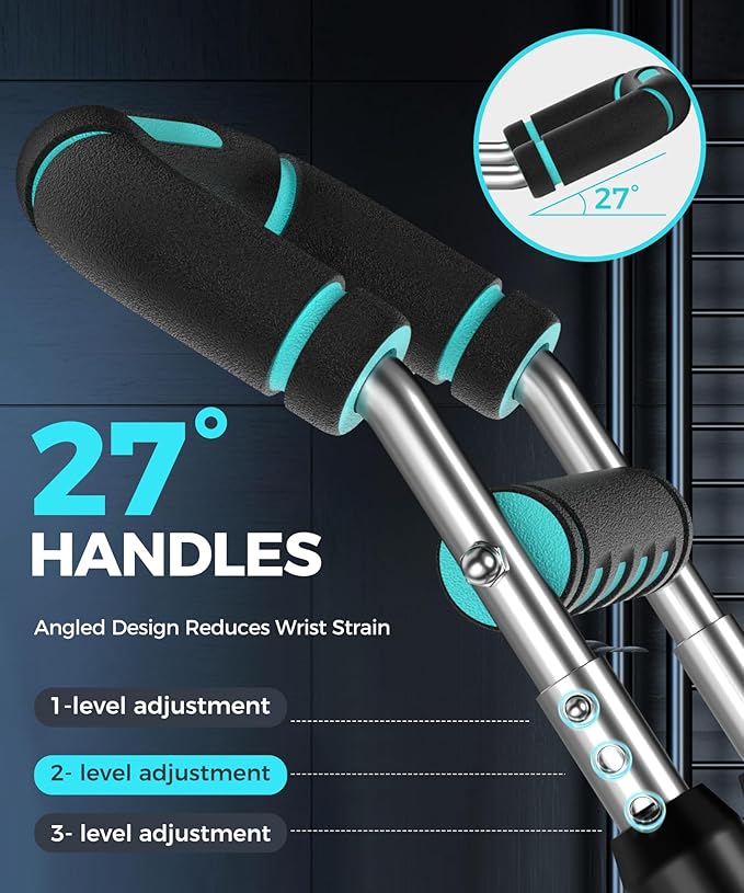 Twister Arm Trainer, Chest Workout Equipment for Men & Women Adjustable 5 Resistance Levels (40-130 lbs), Ergonomic Home Gym Strength Trainer with Anti-Slip Handles & Carry Bag