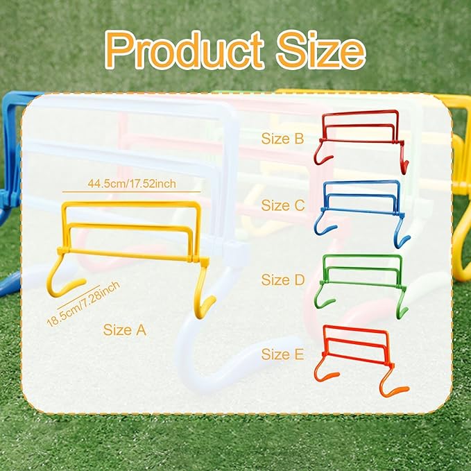 Speed Agility Hurdle Adjustable Training Equipment for Football Athletic Strength Speed and Agility Training