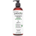 PURA D'OR 16 Oz Organic Massage Therapy Oil USDA Certified Body Moisturizer & Skin Lubricant for Aromatherapy & Relaxation, Silky & Softer Skin (Packaging May Vary)