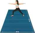 Foldable Wide & Large Yoga Mat – Cushioned, Compact & Easy to Store | 6mm & 8mm Thick | For Home, Gym, Travel, Yoga, Pilates & Floor Exercises