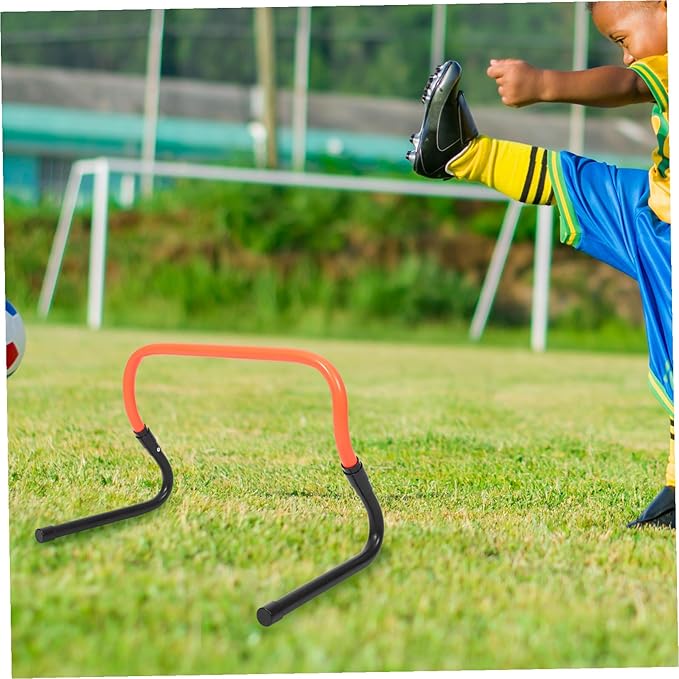 Adjustable Height Training Hurdle for Football Agility Speed Drills Wear-Resistant PVC Plastic Lightweight Design for Athletes