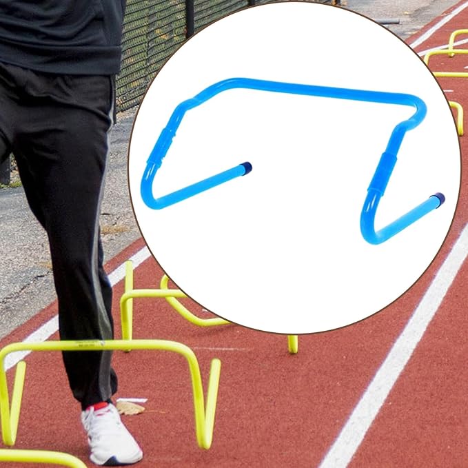 Agility Training Hurdles Improves Strength Practice Speed Endurance Speed and Agility Training Equipment for Obstacle Courses, Blue