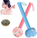 Traditional Moxa Stick Massager - Handheld Mugwort Massage Hammer for Pain Relief, Muscle Relaxation, Acupressure - Ergonomic Grip with US Design Patent (Blue, Pink)