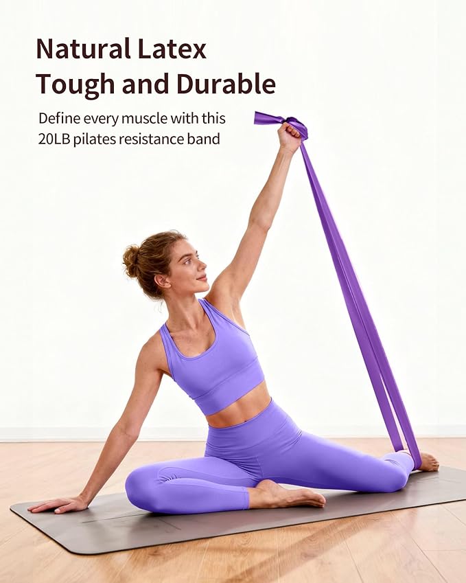 Home Pilates Kit for Women, Essentials Pilates Equipment Set with 14‘’ Pilates Ring and Mini Ball, 5 Resistance Bands & Accessories, Tutorial Charts, Pilates Ring Set for Beginners Workout at Home