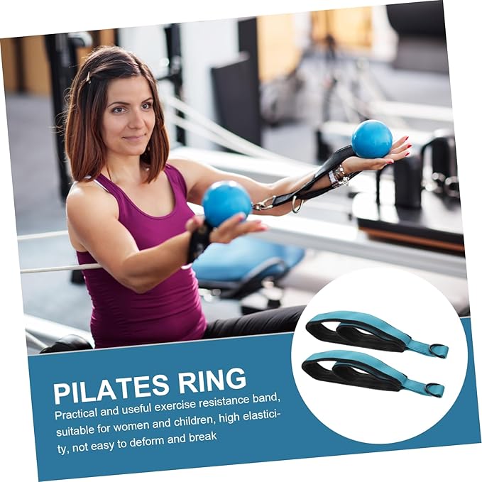 2pcs Yoga Fitness Equipment Exercise Stretch Bands Packraft Exercise Adjustable Straps Sports and