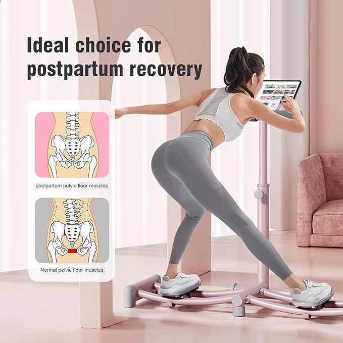 Ski Machine Leg Exerciser – Pelvic Floor & Thigh Toner, Home Aerobic Workout Equipment for Women & Men, Portable Leg Beauty Trainer for Toning, Fitness, and Core Strength