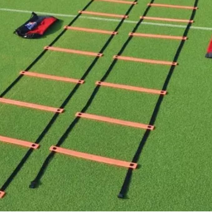 Agility Ladder, 12 Rung 20ft Speed Training Ladder Equipment Set with 10 Discs and Carrying Bag, for Soccer Sports and Agility Training