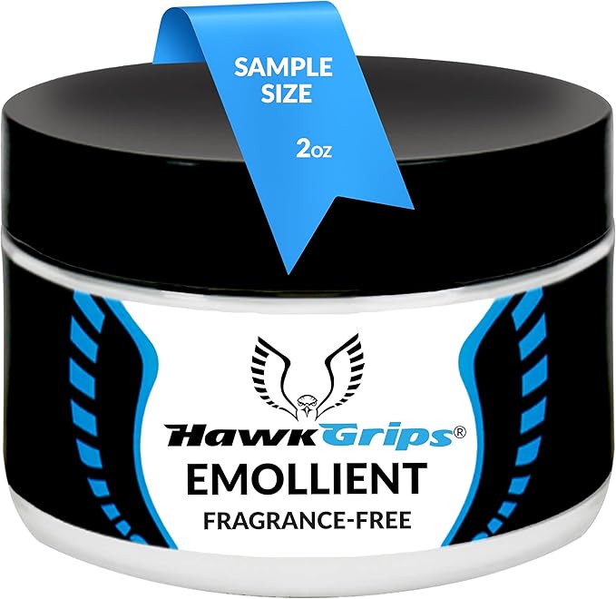 HawkGrips 2oz Unscented Massage Emollient, Oil-Based Vegan Formula with Shea Butter for IASTM & Soft Tissue Techniques, Smooth Lubrication, Non-Greasy Cream Alternative, Professional Use, Pack of 1