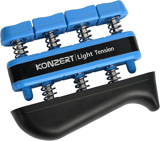 Finger Strengthener - Grip Strength Trainer, Forearm & Hand Gripper Exerciser, Strengthening Grip for Therapy, Guitar Handgrip, Wrist Strengtheners