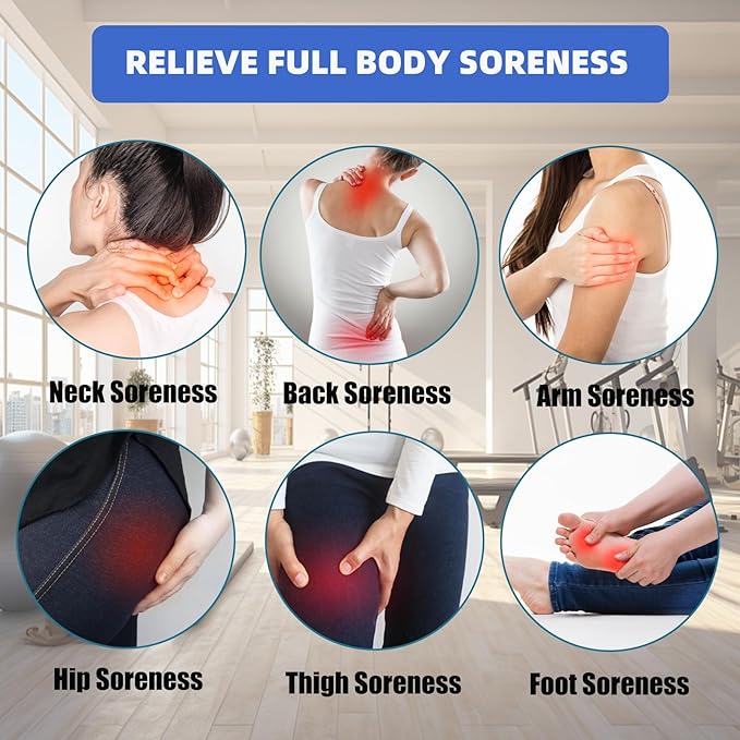 Trigger Point Massager & Back Cane- Deep Tissue Back Massage Tool for Muscle Knot Pain Relief (Back, Neck, Shoulder, Legs & Feet), Handheld Self Massage Cane with S-Shaped Dual-Section Design(Black)