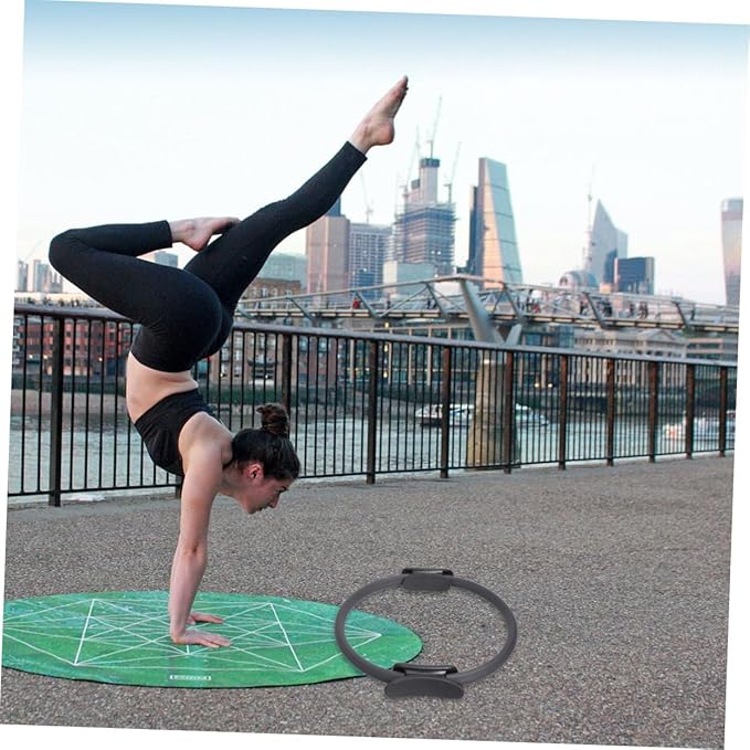 Yardwe 1pc Yoga Accessory Household Appliances Pilates Exercise Pilates Circle Unbreakable Fitness Circle