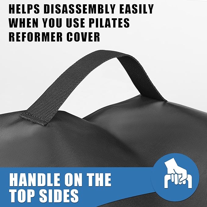Cover for Pilates Reformer,Waterproof Dustproof Reformer Pilates Machine Cover,420D Foldable Pilates Reformer Machine Cover with Windproof Drawstring for Home Gym Indoor-25 L x 15" W x 45" H