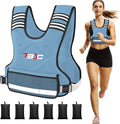 Adjustable Weighted Vest for Women - 04-10lb/11-20lb/20-32lb Vest with 6 Ironsand Weights for Strength Training,Body Weight Vest Exercise Set for Running, Walking and Home Workouts