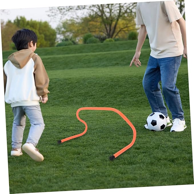 Alipis 3pcs Speed Training Hurdles Set 15cm Plastic Wear-Resistant Sports Agility Hurdles for Soccer Football Track Field Running Drills
