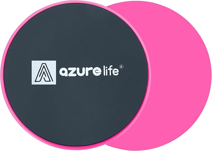 Exercise Core Sliders, Dual Sided Exercise Gliding Discs Use on Carpet or Hardwood Floors, Light and Portable, Perfect for Abdominal&Core Workouts