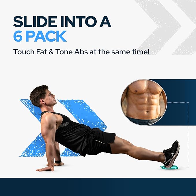 Multi Pack Core Sliders for Working Out, Dual Sided Exercise Discs (2 pack, Black & Red sets) for Use on All Surfaces, Gym & Home Total Body Workout Equipment, Great for Group Fitness Training, Gliders in Bulk for Workout