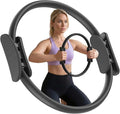 JKSHMYT Pilates Ring Fitness Circle for Women, Pilates Equipment – 14.5" Home Magic Exercise Workout, Better me Pilates Essentials Starter Set for Beginners Toning Shape Full Body