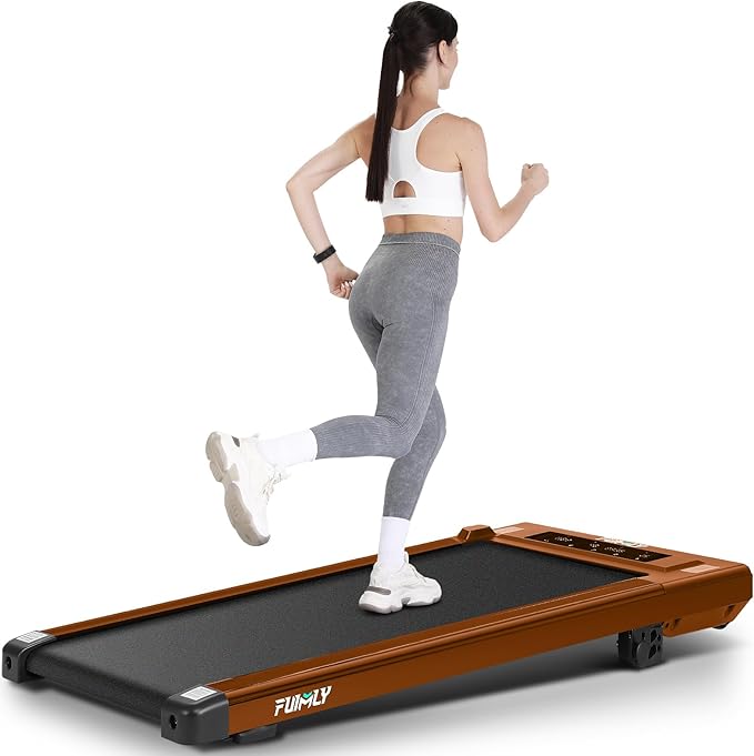 ANCHEER Walking Pads, 2 in 1 Under Desk Treadmill 2.5HP Compact Running Machine with Remote Control, 300lbs Weight Capacity for Home/Gym/Office,Ultra-Quiet, Installation-Free