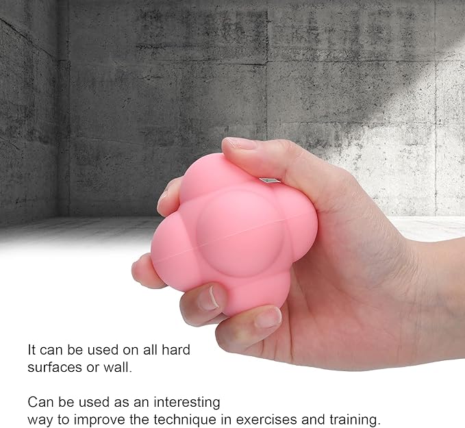 Silicone Bounce Reaction Ball HighDensity Portable Reflex Training Ball for HandEye Coordination Speed Exercise Sports Training Rehabilitation Size 7cm