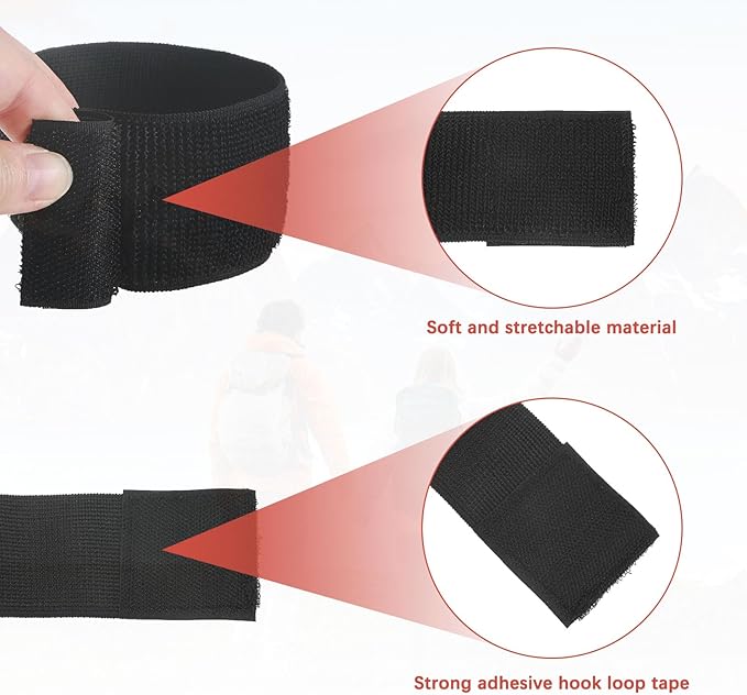 Boot Straps for Cowboy Boots - Cycling Safety Bind Pant Bands Use for Cycling & Jogging, & Camping - Adjustable Elastic Bike Ankle Leg Straps